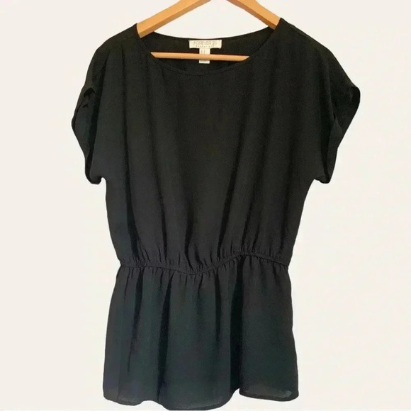 Forever 21 Tops - Forever 21  semi sheer peplum tunic